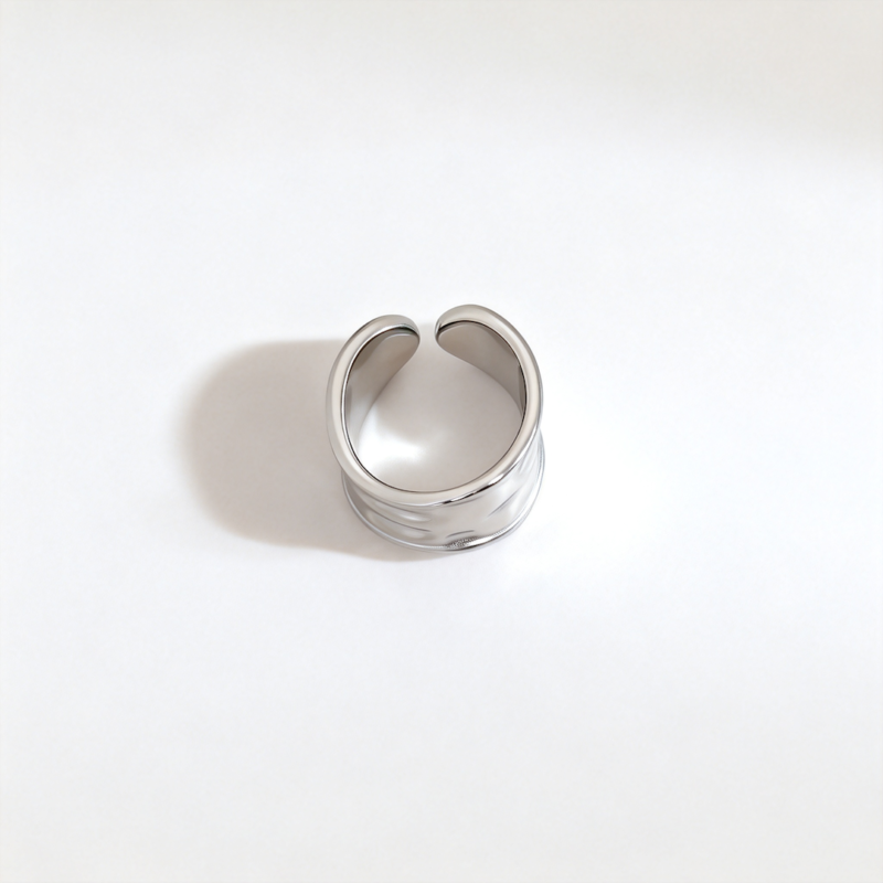 Irregular Pleated Ring Irregular Pleated Ring