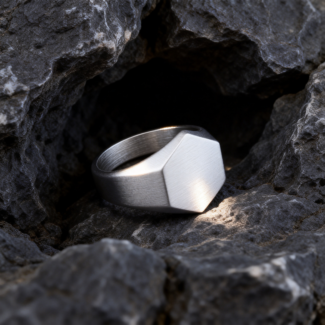 Irregular Matt Ring