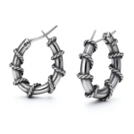 Rattan Stainless Steel Earrings