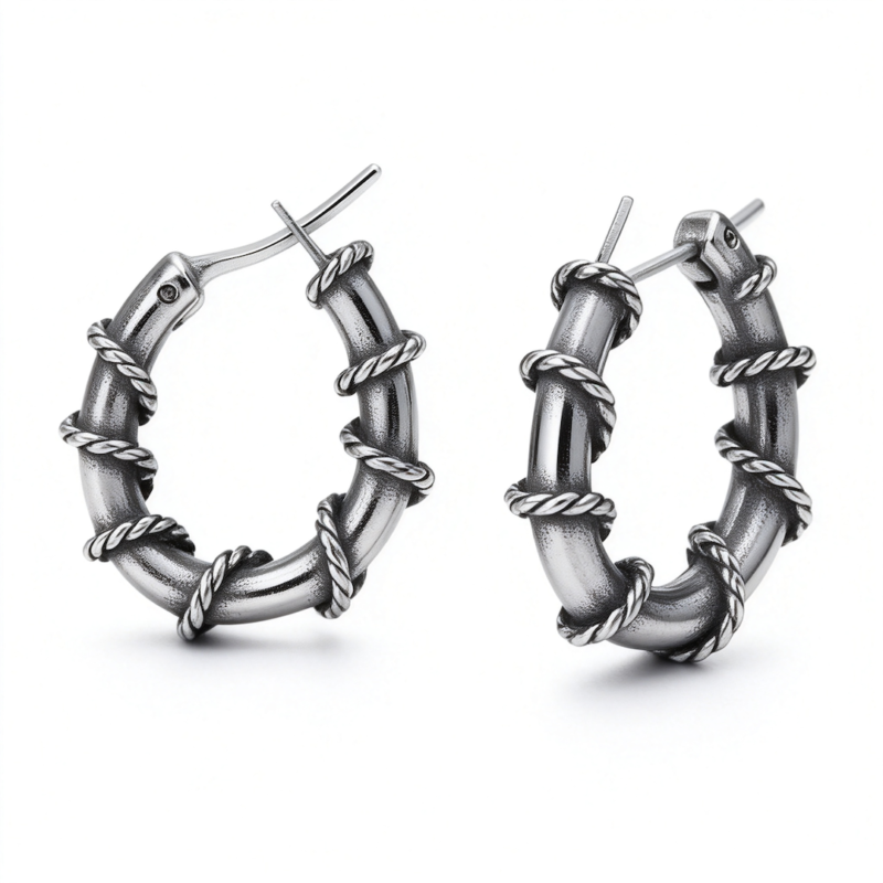 Rattan Stainless Steel Earrings Rattan Stainless Steel Earrings