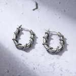Rattan Stainless Steel Earrings
