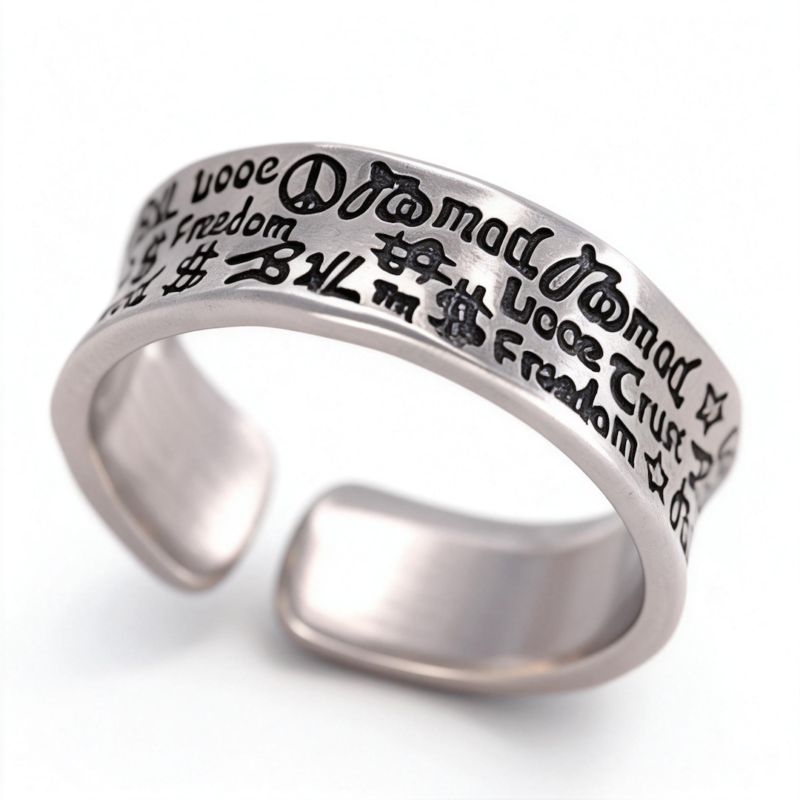 Vintage Graffiti Ring Vintage Graffiti Ring
