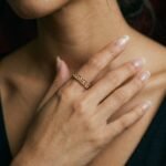 14K Gold Filled White Crystal — Handmade Wire Wrapped Ring