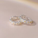 Earrings Daisy - Innocent Secret Love, silver