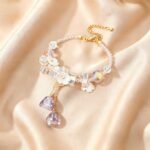 Happy Vibe Flower Crystal Bracelet – Dopamine Style