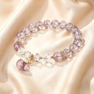 Amethyst Gourd Bracelet – Symbol of Fortune