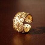 Ring Gold - Italian Woven Filigree, gold