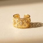 Ring Gold - Italian Woven Filigree, gold