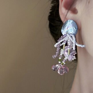 Earrings Amethyst - Riviera Shell Melody