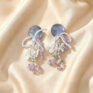 Earrings Amethyst - Riviera Shell Melody