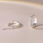 Earrings Daisy - Innocent Secret Love, silver
