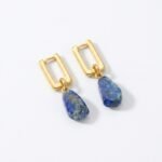 Earrings Lapis Lazuli - Celestial Night Nebulae