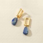 Earrings Lapis Lazuli - Celestial Night Nebulae