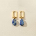 Earrings Lapis Lazuli - Celestial Night Nebulae