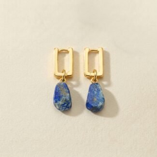 Earrings Lapis Lazuli - Celestial Night Nebulae