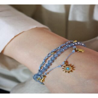 Bracelet Aquamarine - Ocean Wave Solstice