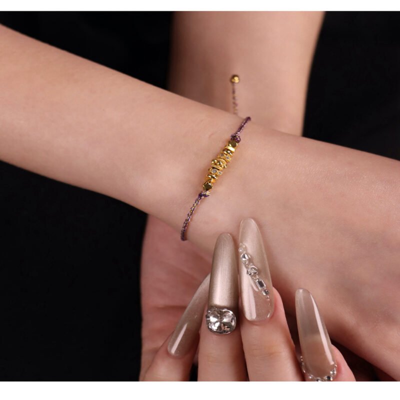 Parisian Chic Braided Rope Bracelet——Effortless Elegance Parisian Chic Braided Rope Bracelet——Effortless Elegance