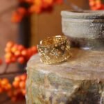 Ring Gold - Italian Woven Filigree, gold