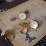Ring Pearl - French Seine Nacre, gold