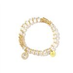 White Crystal ‘Wealth Coil’ Reiki Bracelet——Abundant Flow