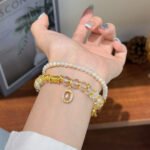 White Crystal ‘Wealth Coil’ Reiki Bracelet——Abundant Flow