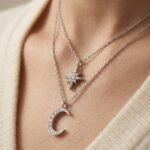 Celestial Layered Star Moon Necklace – Midnight Symphony
