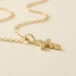 Dainty Sparkle Cross Pendant Necklace – Divine Grace