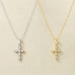 Dainty Sparkle Cross Pendant Necklace – Divine Grace