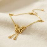 Graceful Butterfly Tassel Anklet – Eternal Freedom