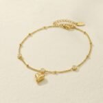 Heartbeat Chain Anklet – Rhythm of Life