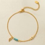 Triple Brilliance Sterling Silver Anklet – Radiant Sparkle
