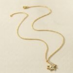 18K Gold Plated Stainless Steel — Celestial Sun Totem Necklace