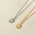 18K Gold Plated Stainless Steel — Celestial Sun Totem Necklace