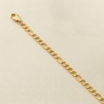 18K Gold Plated — Minimalist Figaro Chain Anklet