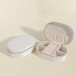 Velvet Jewelry Box — Compact Travel Storage Organizer