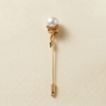 Alloy Brooch — Vintage Serpent & Blossom Statement Brooch (1)