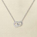 Interlocking Infinity Circles Necklace – Eternal Bond