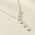 Titanium Steel Necklace — Celestial Star Cascade Choker