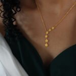 Titanium Steel Necklace — Celestial Star Cascade Choker