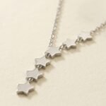 Titanium Steel Necklace — Celestial Star Cascade Choker