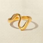 Titanium Steel Rings — Sculptural Geometric Statement Rings
