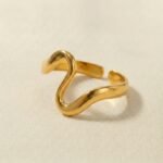 Titanium Steel Rings — Sculptural Geometric Statement Rings