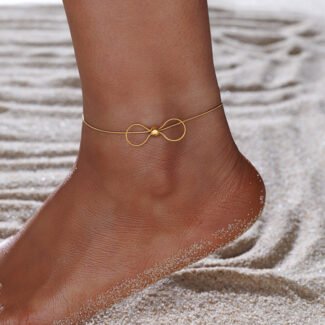 Bowknot Anklet - Graceful Whisper