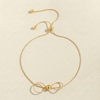 Bowknot Anklet - Graceful Whisper