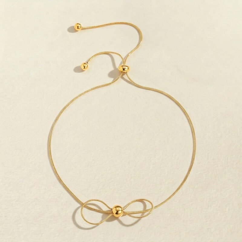 Bowknot Anklet - Graceful Whisper (3) Bowknot Anklet - Graceful Whisper