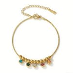 Charm Anklet - Rainbow Radiance