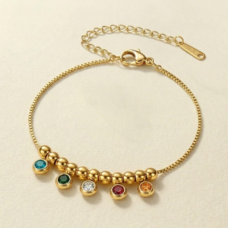 Charm Anklet - Rainbow Radiance Charm Anklet - Rainbow Radiance