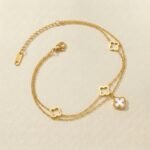 Clover Anklet - Eternal Good Fortune