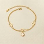 Clover Anklet - Eternal Good Fortune