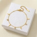 Cross Anklet - Sacred Radiance
